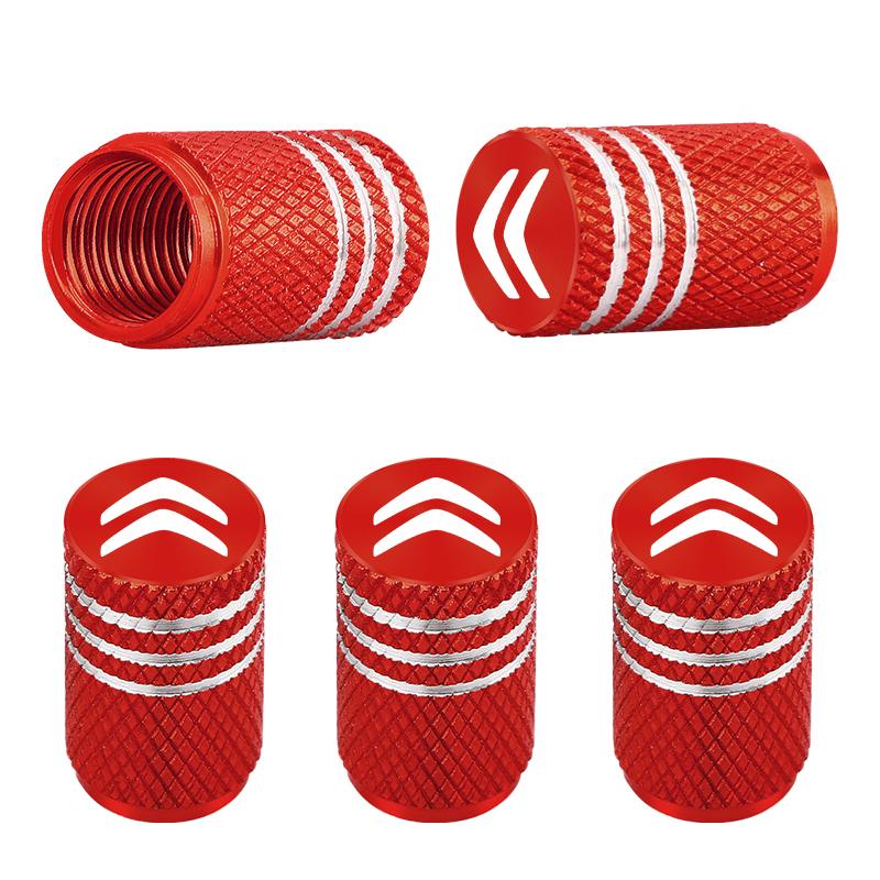 5 sztuk Aluminiowe Nakrętki na Wentylki Opon Samochodowych Pokrowiec Do Citroen C5X C6 DS C3-XR C4L C4 C1 C5 C6 VTS C-ELYSEE Akcesoria Samochodowe