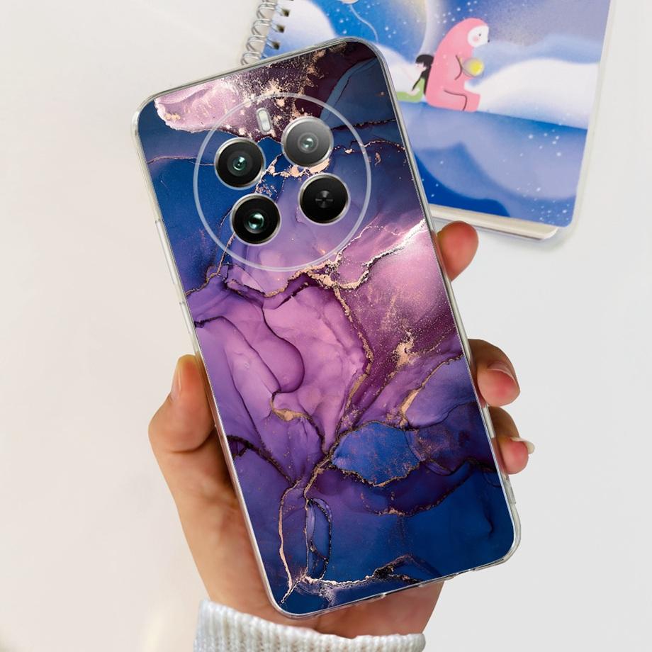 For Realme 12 Pro Plus Case Soft Clear TPU Silicone Phone Case For Realme 12 Pro Pro+ Cute Cartoon Shockproof Back Cover Fundas