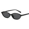 Retro Oval Frame Sunglasses Fashion Personalized Trendy Small Frame Sunglasses Punk Cat Eyes Sunshade Sun Protection Glasses