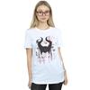 Disney Womens/Ladies Maleficent Mistress Of Evil Growing Wild Horns Collage Cotton Boyfriend T-Shirt
