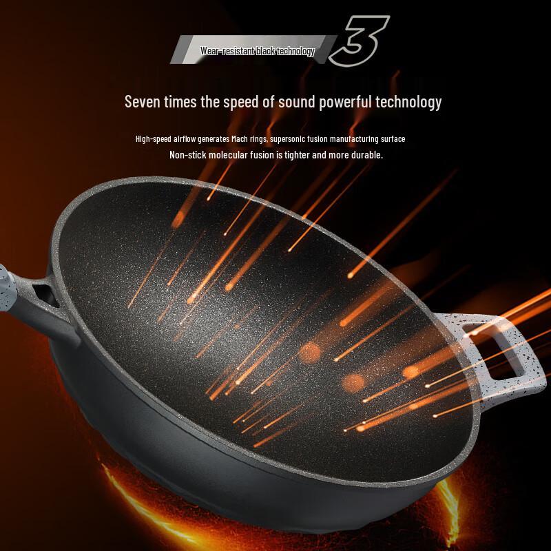 ASD Magic Stone Series 32cm Non-stick Wok