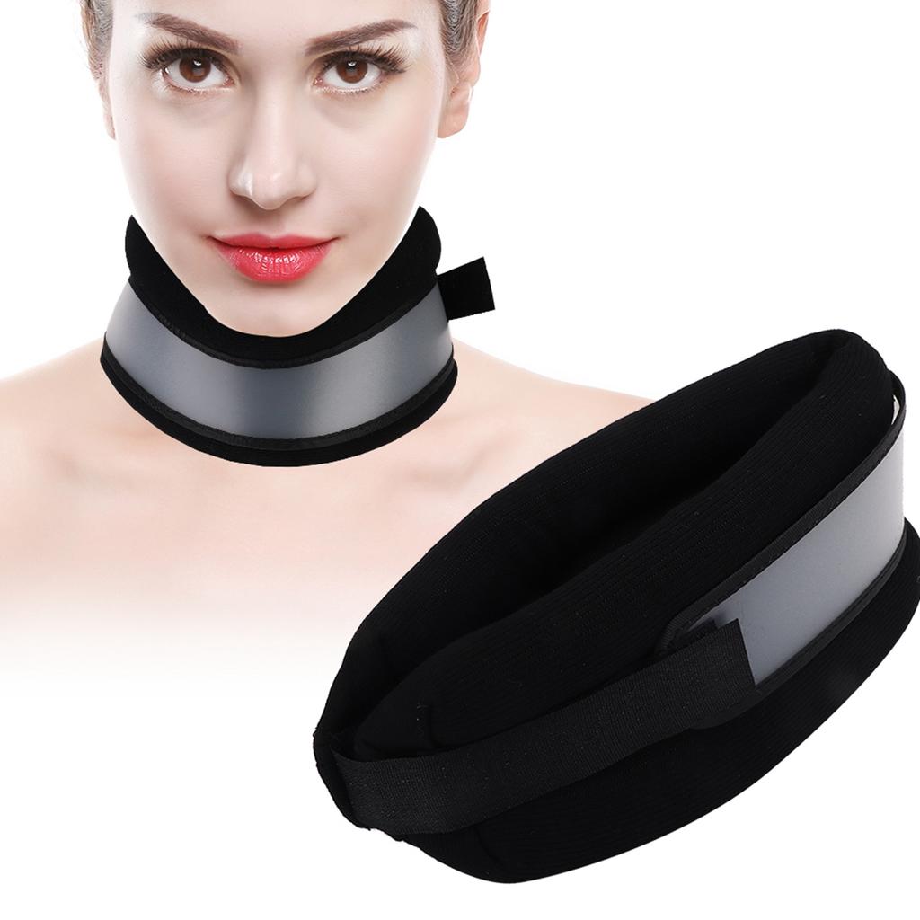 Soft Sponge Neck Brace Breathable Neck Brace Fixing Strap Support U Shaped Pillow for Sleeping
