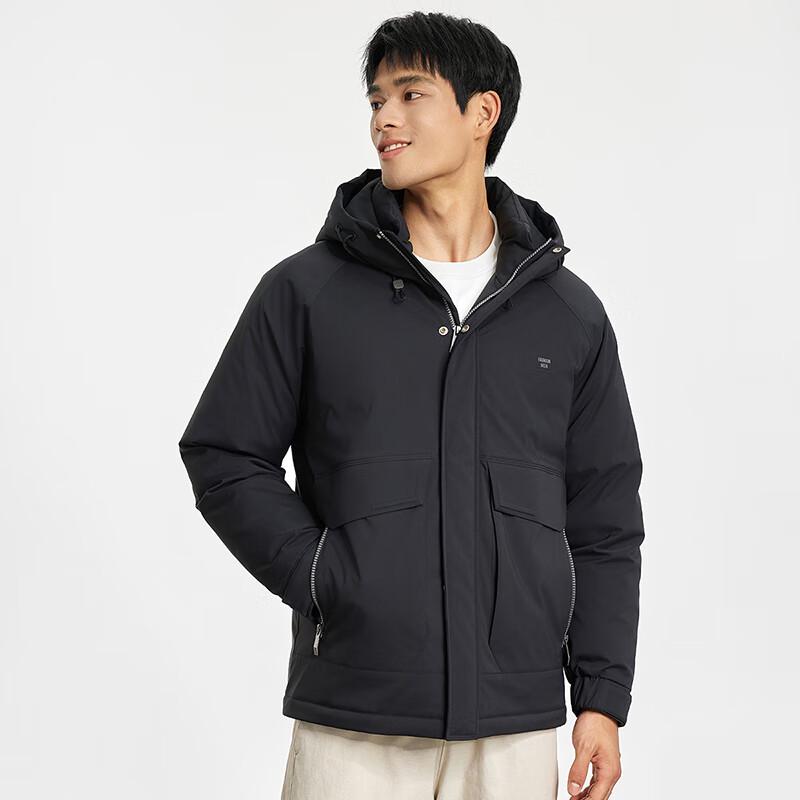 Snow Flying Men's Hooded Down Jacket X401416601F