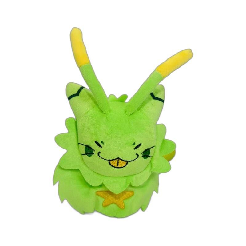 Green Cat Plush Toy Doll Figurine