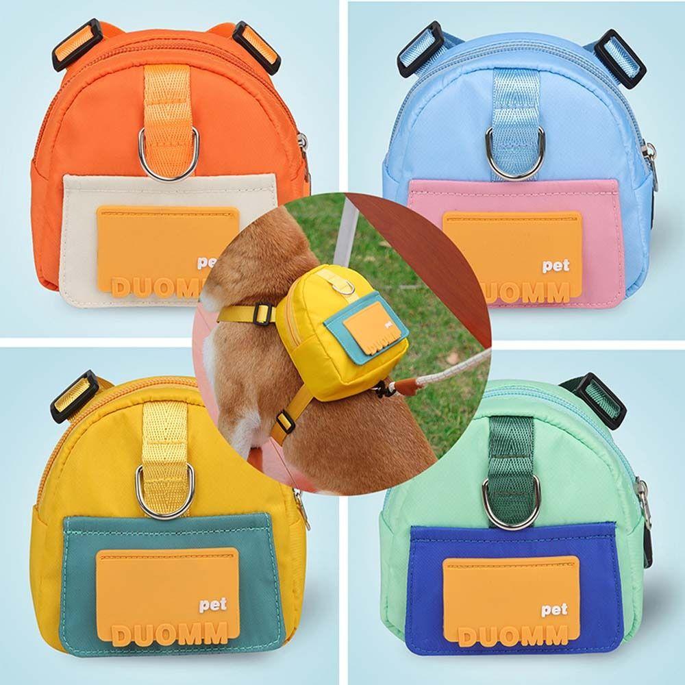 For Small Dogs Pouch Walking Outdoor Travel Pet Backpack Dog Knapsack Dog Snack Bags Dog School Bag
