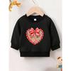 European Sizes Cute Print Pattern Sweatshirt for  Kids Aged 0-3 Years, Comfortable And Easy, Suitable for Outdoor Wear
