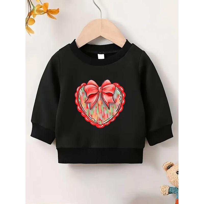 European Sizes Cute Print Pattern Sweatshirt for Kids Aged 0-3 Years, Comfortable And Easy, Suitable for Outdoor Wear