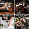 Durable Milkshake  Cup Portable Cocktail Shaker Quick Mixing Shaker Cup  Bar