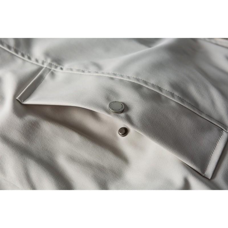 Mens Loose Fit Stand Collar Down Jacket Solid Color White Duck Winter Warm Coat