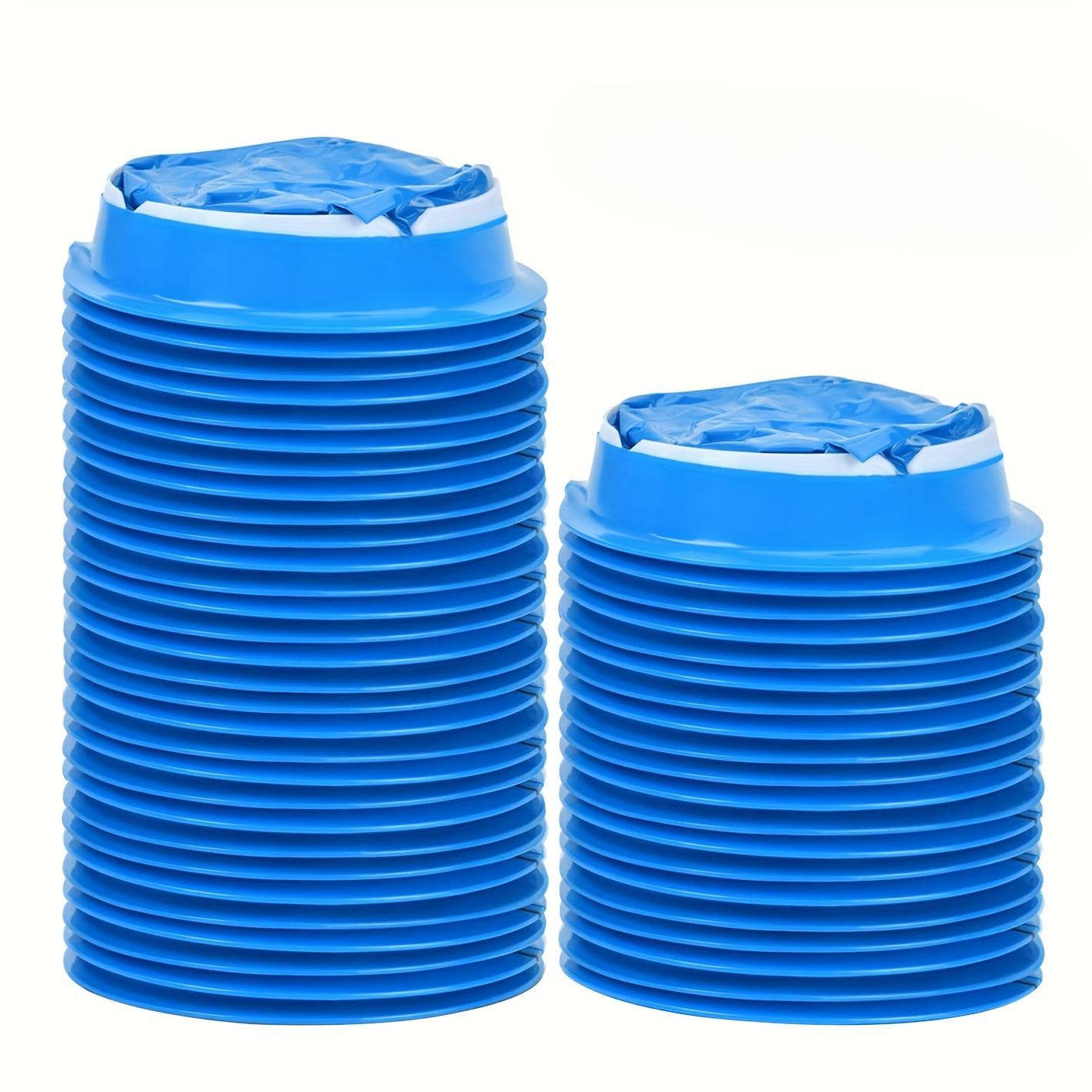 

PukeBag: 33.81 oz Leak proof Medical Grade Portable Vomit Bag - Perfect for travel, car or home 15pcs синий