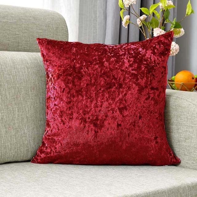 Ice Velvet Throw Pillow Cushion Cover Sofa Pillow Cushion Velvet Bedside Cushion Cover