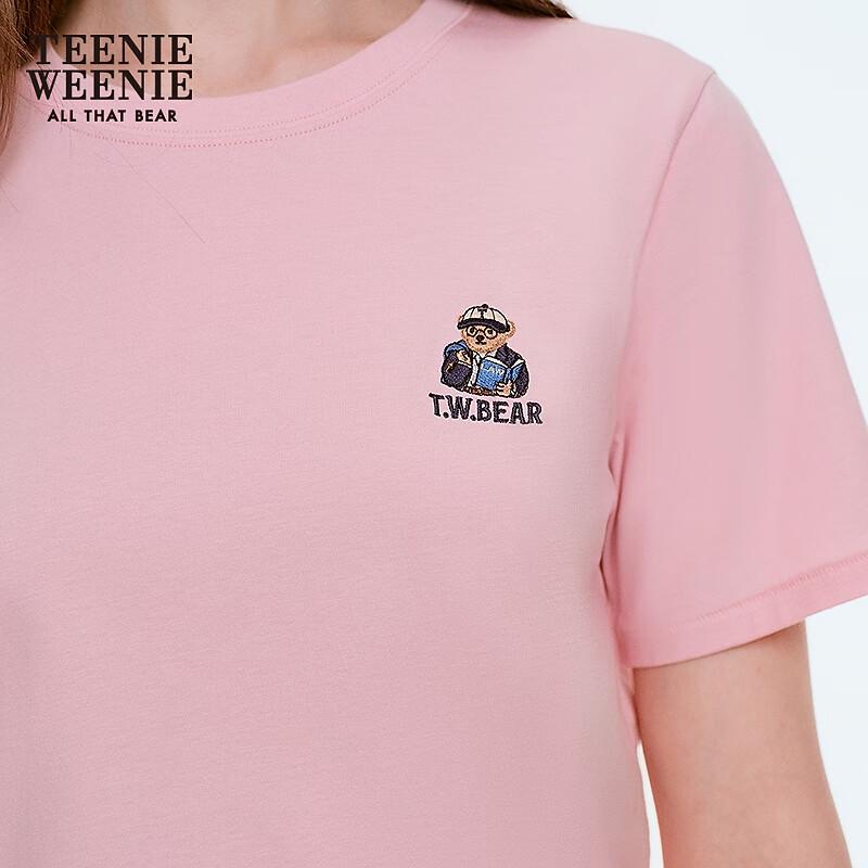 Teenie Weenie Little Bear Women's Round Neck Short Sleeve T-shirt