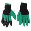 Pair Garden Gloves with Fingertips Claws Protective Working Gloves for Planting Digging Weeding