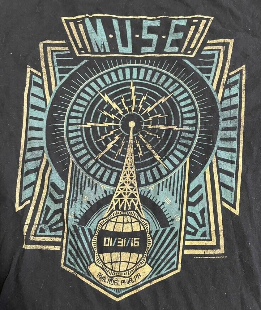 Muse Philadelphia Tour T-shirt Cotton For men Women S To 4XL BO1120 Unisex T-Shirt XXXL