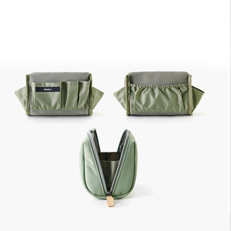 Small Solid Color Portable Makeup Bag, Travel Cosmetic Pouch, Storage Organizer For Daily Use