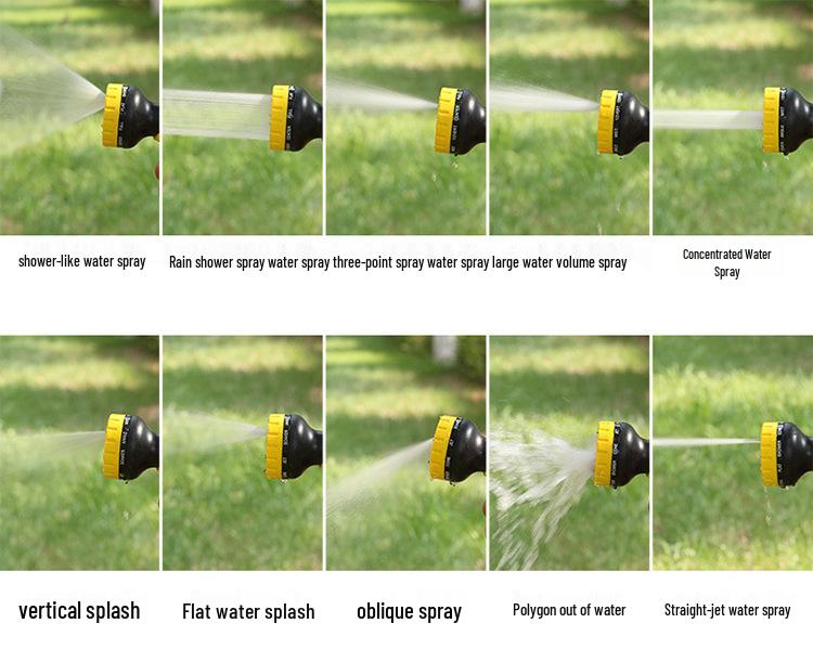 High-Pressure Telescopic Water Hose & Garden Spray Set - Long 3x Extension