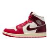 Air Jordan 1 Mid Mystic Hibiscus Damskie Trampki Red Sail Dark-Team-Red BQ6472-119