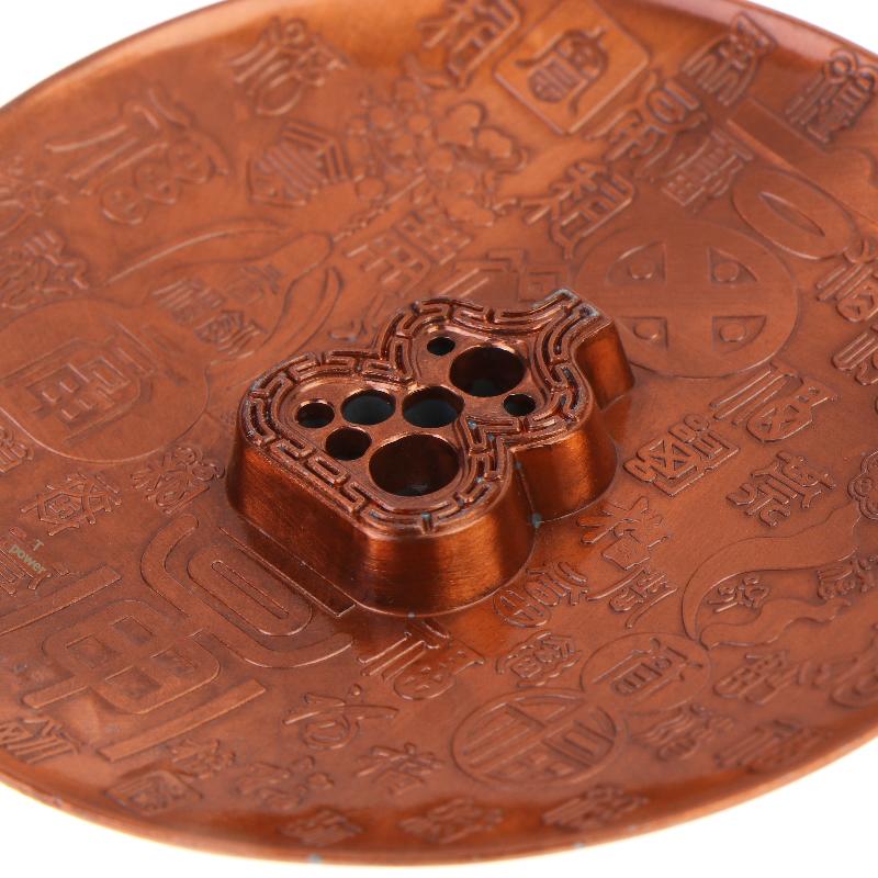 1/2/3/4Pcs Golden Toad Incense Diffuser Incense Stick Holder Metal Zen Lotus Buddha Incense Burner Censer Buddhist Aromatherapy