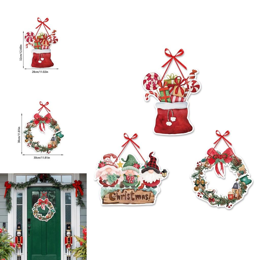 Vánoční akce Papírové dveřní věnce Pro výzdobu místa konání večírku a vytvoření sváteční atmosféry