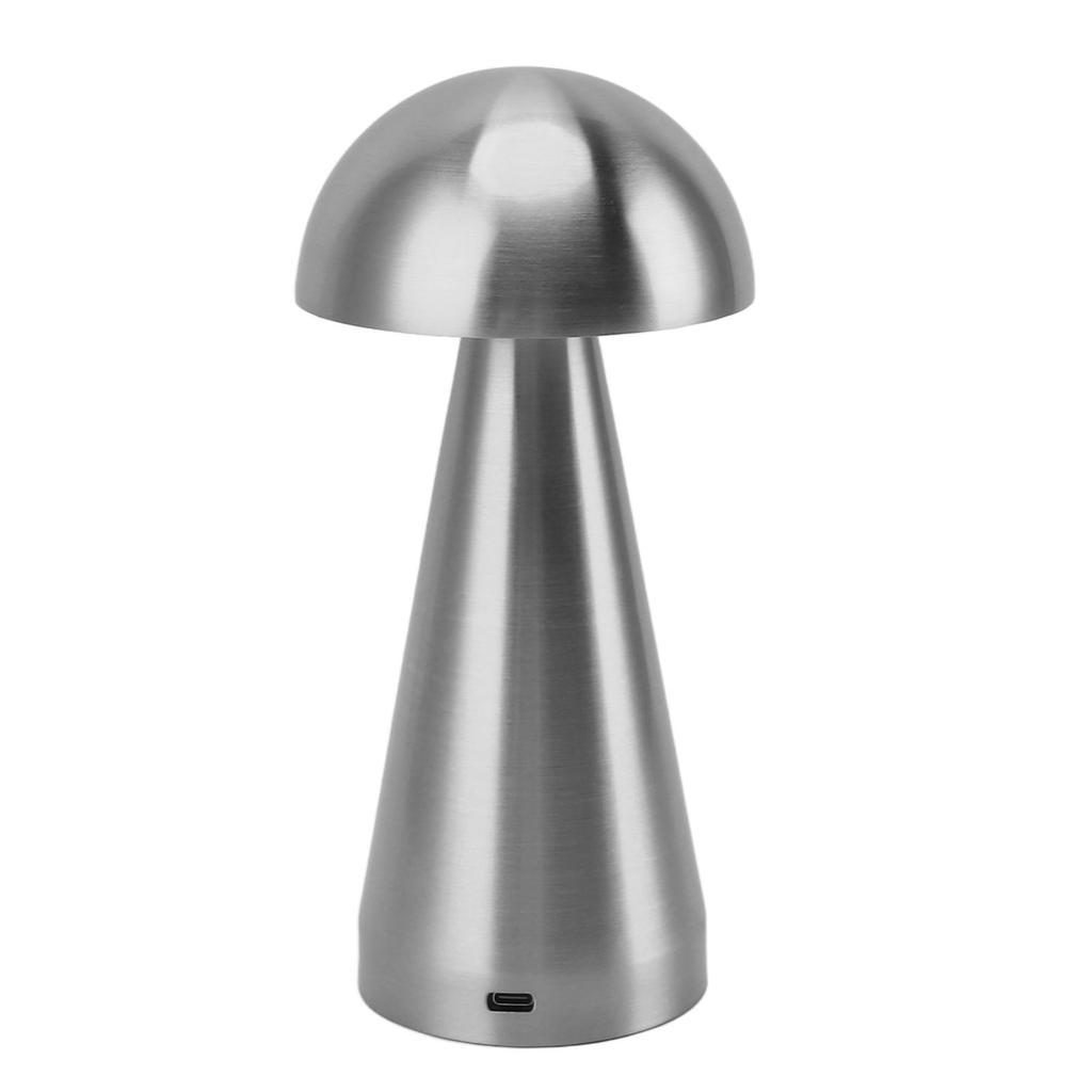 Mushroom Shape Table Lamp 3 Color Temperature LED Dimmable Cordless USB Rechargeable Modern Bedside