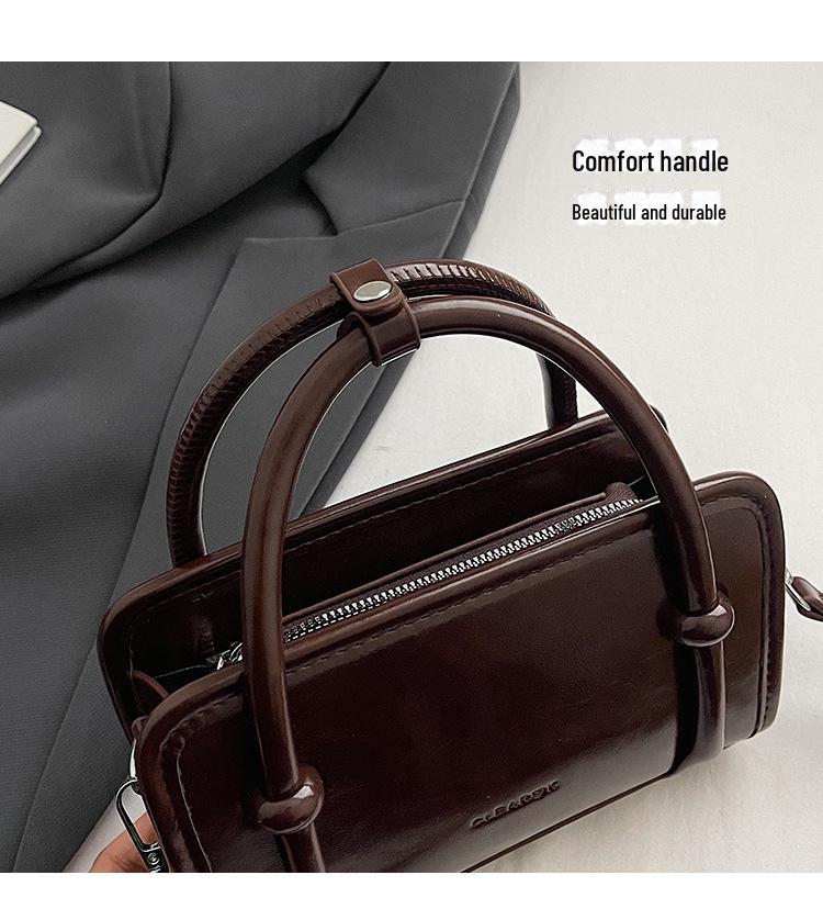 High-Grade Boston Contrast 2025 Women's Versatile Fashion Handbag: Stylish Pillow Shoulder & Crossbody Bag