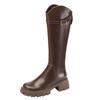 Shoes women's autumn and winter thick-soled Martin boots long tube velvet boots versatile height-increasing elastic medium tube thin knight boots
