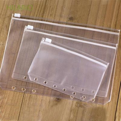 5 Stück PVC-Blattbeutel 6-Loch-Ordner-Tasche Neue Umschlagtasche
