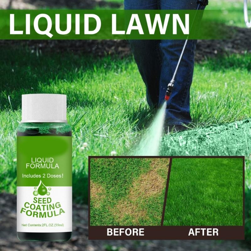 59ml Green Grass Lawn Spray Household  System Liquid Spray  Lawn Care Grass Nutrient Solution Fertilizer