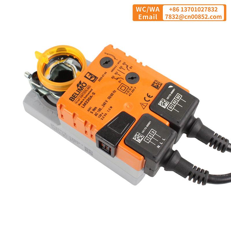 LM230A-S Belimo HAVC Ventilation Damper Actuator for Adjusting Dampers In Building Installations 5Nm AC 100...240 V Original