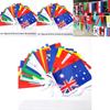 Multi-cultural Party Hanging Decor 50-100pcs Flags Of Different Assorted Countries