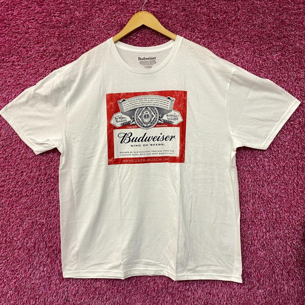 Weltberühmtes Budweiser King Of Beers 100% Baumwolle T-Shirt Herren T-Shirts Top