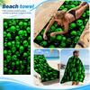 Serviette de plage en microfibre ultra-fine, serviette de bain, tapis de pique-nique au bord de la mer, coussin de chaise