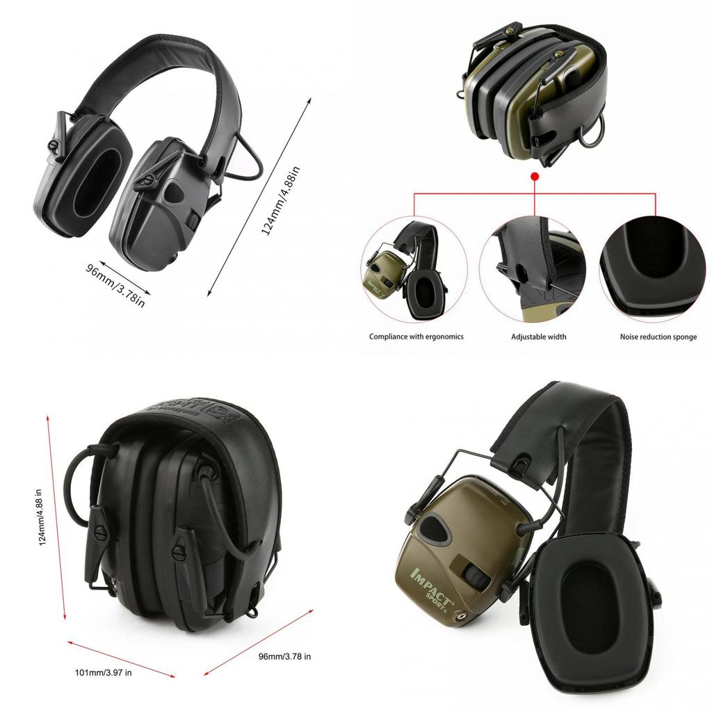 Intelligent Noise-canceling Headphones For Cross-border Outdoor Hunting Top-selling Tactical Headphones