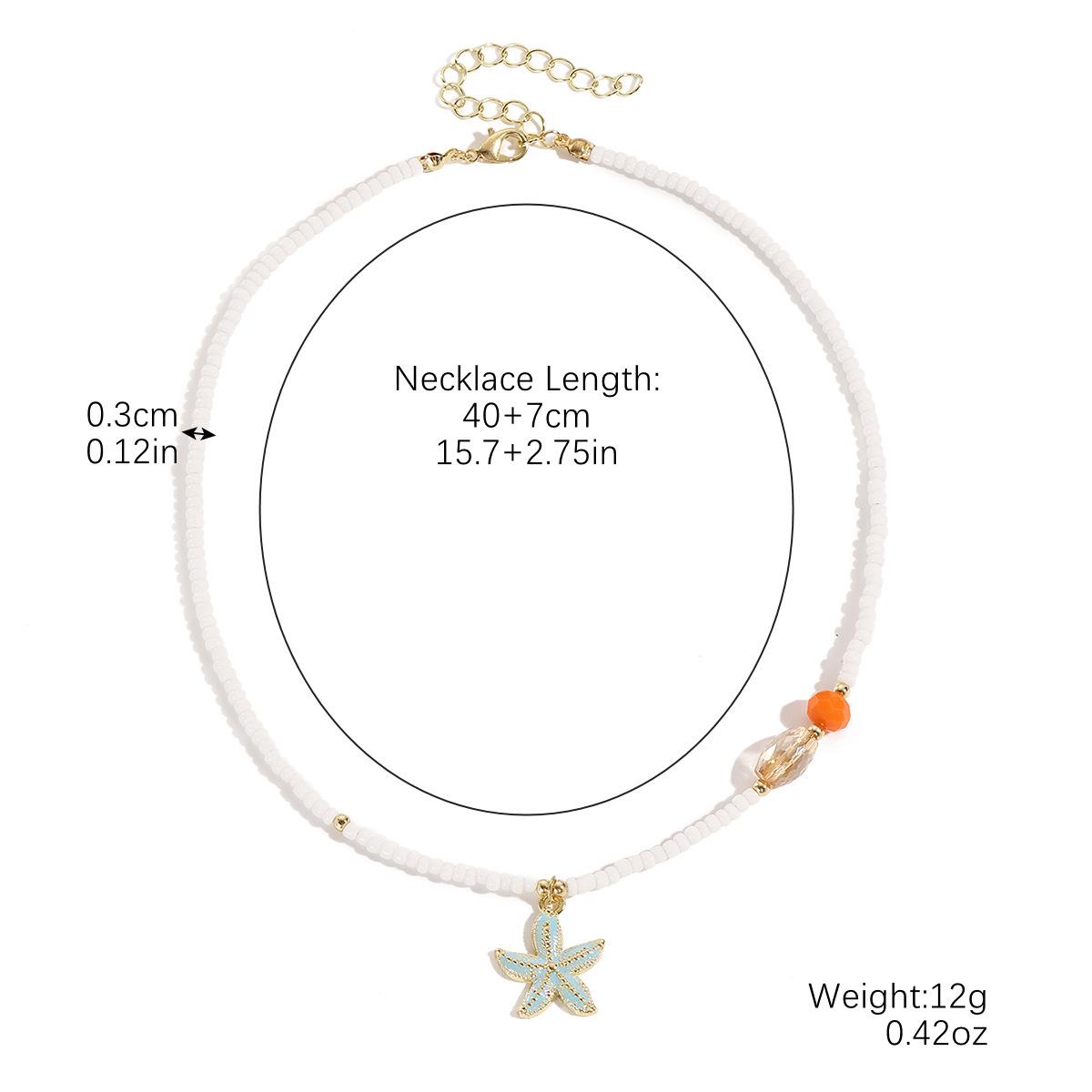 

Ожерелье для женщин, бисерная цепочка на ключицу, нишевый дизайн, керамическая рыбка, богемное ожерелье, женское, красивое, элегантное, для нее