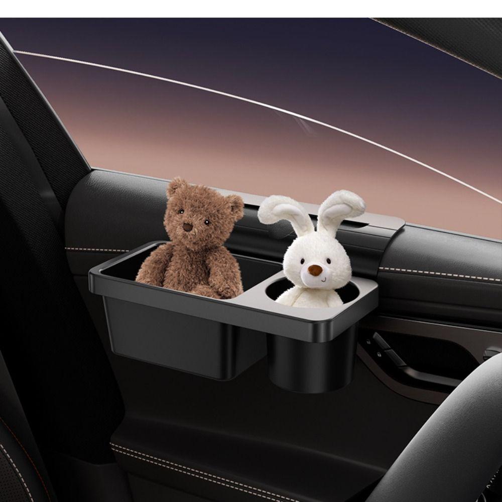 Easy Installation Car Cup Holder Non-Slip Car Door Organizer Car Door Storage Box Camping