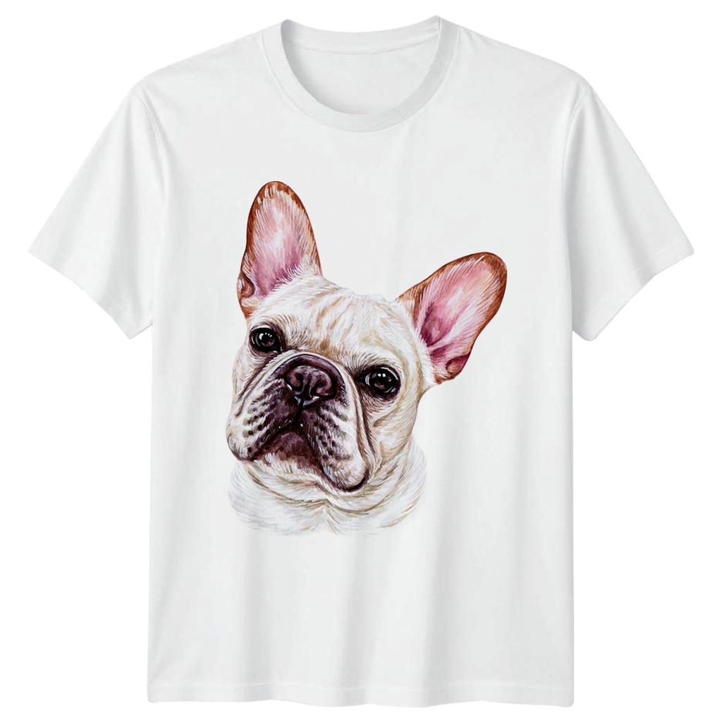French Bulldog Watercolor TShirt French Bulldog Dogs Birthday Gift For Him Her