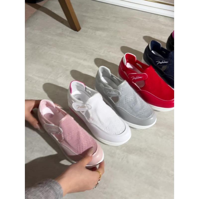 [Breathable Women's Sneakers] Comfortable & Breathable Women's Knit Low-Top Casual Sneakers | Slip-On Flat Shoes with Closure