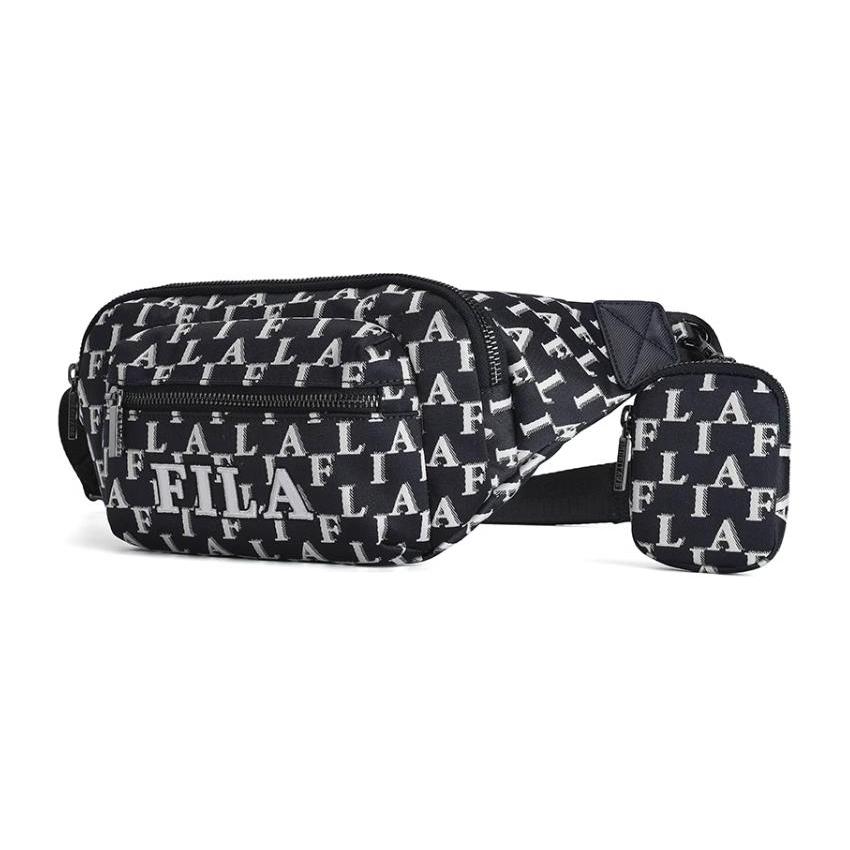 New FILA Fabric Shoulder Bag Crossbody Bag Fanny Pack Extra Small Men's Legend Blue F13M419105FNV