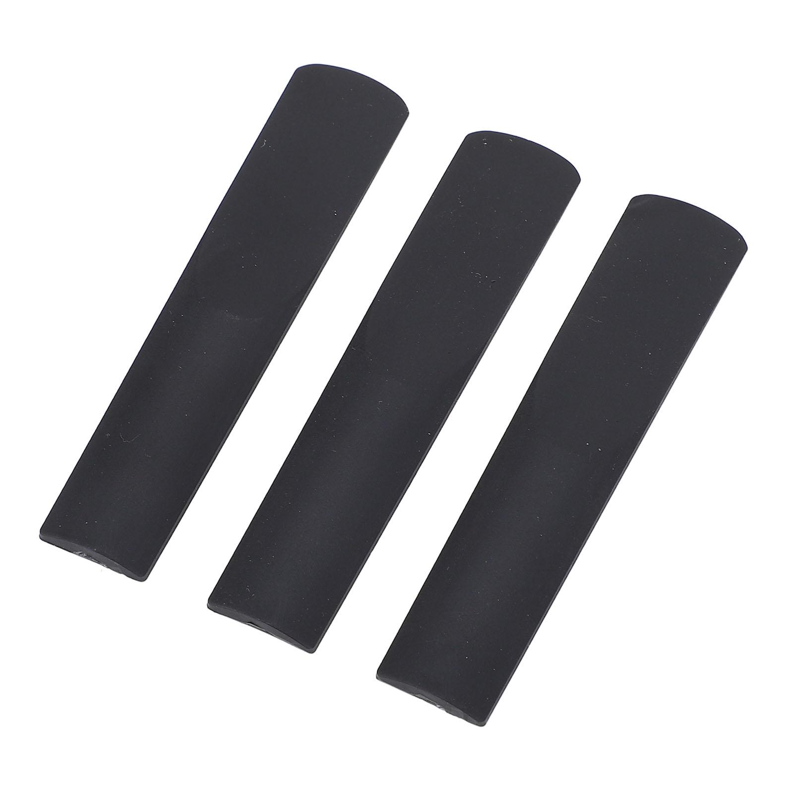 

3 шт. Трости для тенор-саксофона из смолы, сила 2,5, черного цвета, трости для мундштука тенор-саксофона для