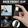 LED Keychain Portable EDC Flashlight Work Light Type-C Rechargeable Mini Torch Camping Pocket Lantern Outdoors Portable Lantems