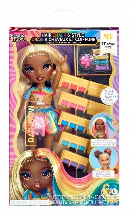 Rainbow High Doll Meline Coloring Hair Styling Accessories Fashion