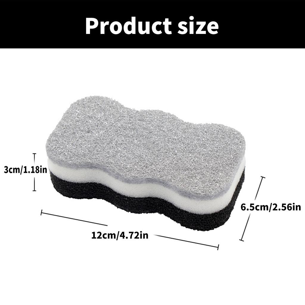 Kitchen Sponges None-Scratch Scrub Dish Sponges Double Sided Cleaning Sponges for Kitchen,Household,Bathroom More