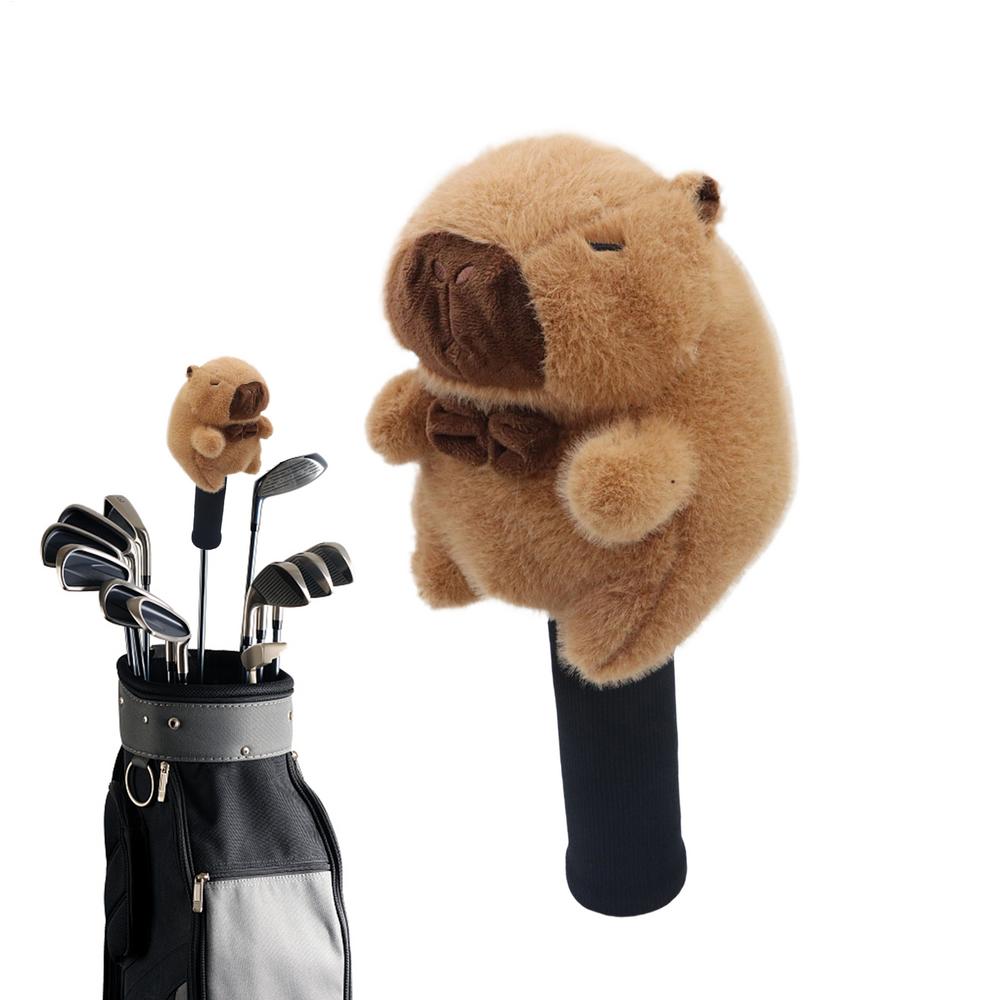 Golf Driver Headcover Animals Plush Driver Headcover For Men Women Cartoon Plush Animal Protective Putter Gear For Women Men
