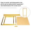 New Shiny Metal Iron Rectangle Square Frame Backdrop Gold Wedding Arch Gold-Plated Geometric Flower Stand Home Decoration Gold