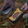 Aluminum Oxide Portable Lunch Box, Open Flame Heated Outdoor Picnic Camping Lunch Box, Aluminum Lunch Box