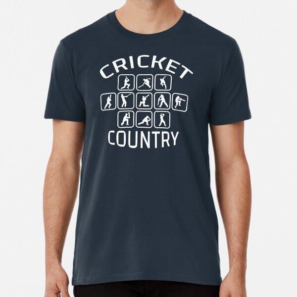

Cricket Country Premium T-Shirt S to 5XL Made in the AU/USA T-Shirt 2XL