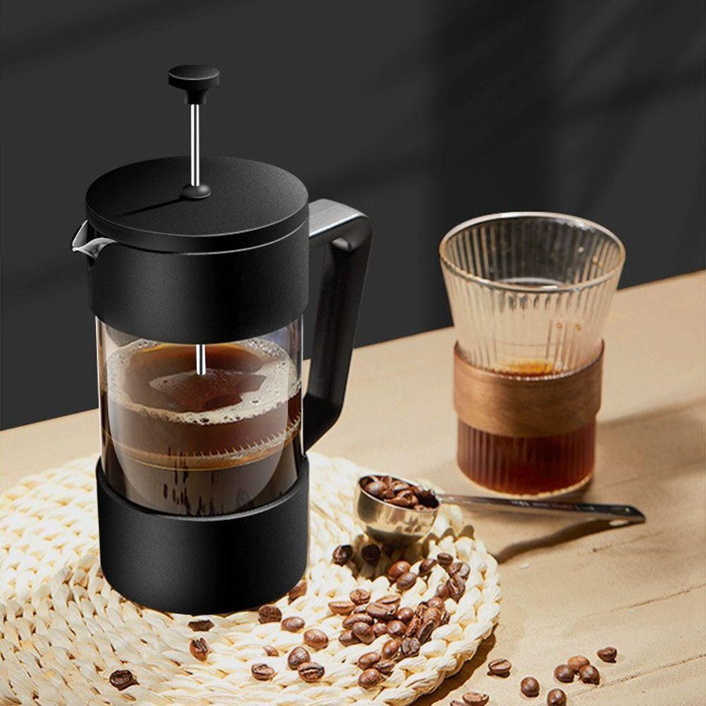 Heat Resistant French Press Coffee Maker Rust-Free Cold Coffee Brewer Hand Punch Pot  Home Brewing