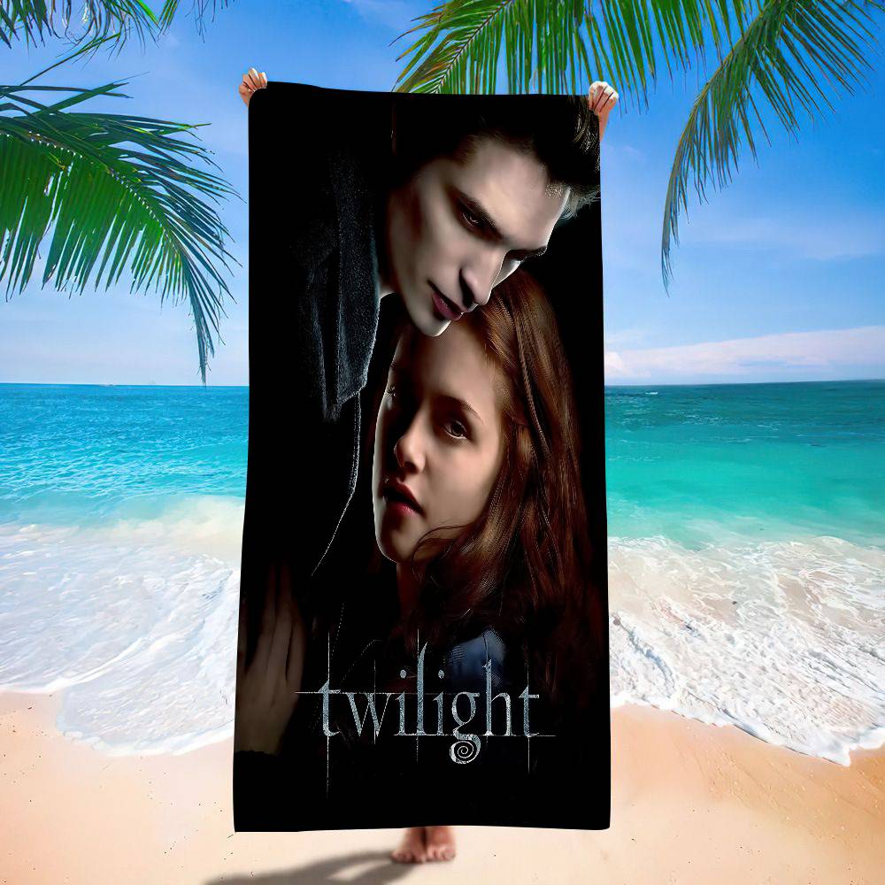 Classic Movie Twilight Big Microfiber Beach Towels Quick Dry Towel Sand Beach Towels Pool Towel For Travel Swim Pool Yoga