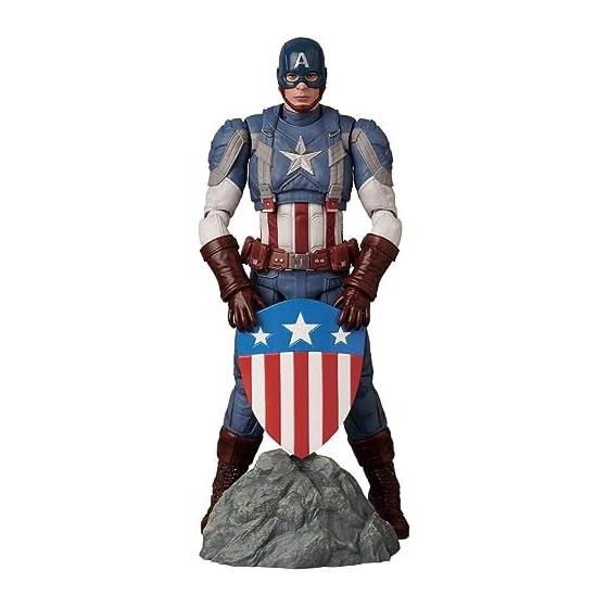 MAFEX №220 КАПИТАН АМЕРИКА Капитан Америка (Классический костюм) Высота ок.. 160 мм немасштабированная окрашенная фигурка