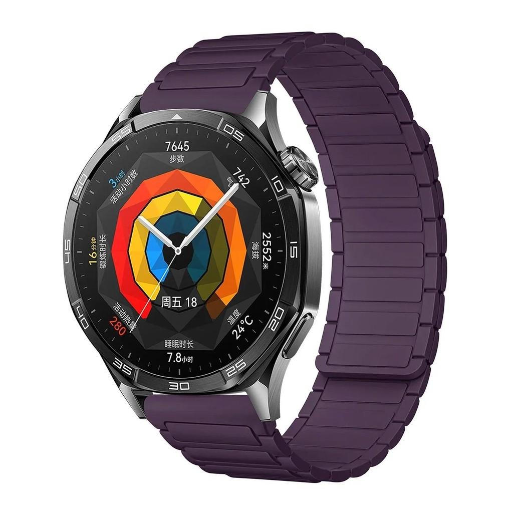 18mm 20mm 22mm Magnetic Loop Band for Samsung Galaxy Watch 6 Classic Silicone Strap for Huawei Watch GT5 46mm 7 6 5 4 44/40mm